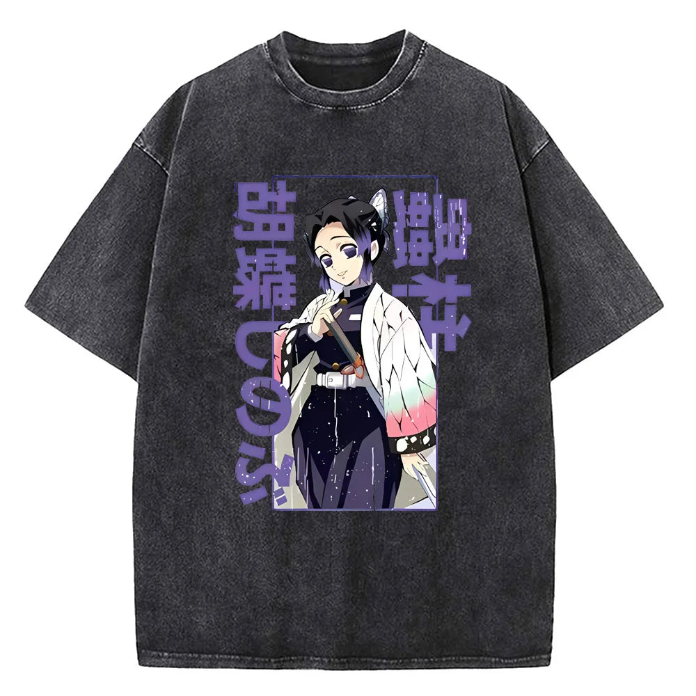 Japanese Anime Demon Slayer Printed T-shirt – Uomo