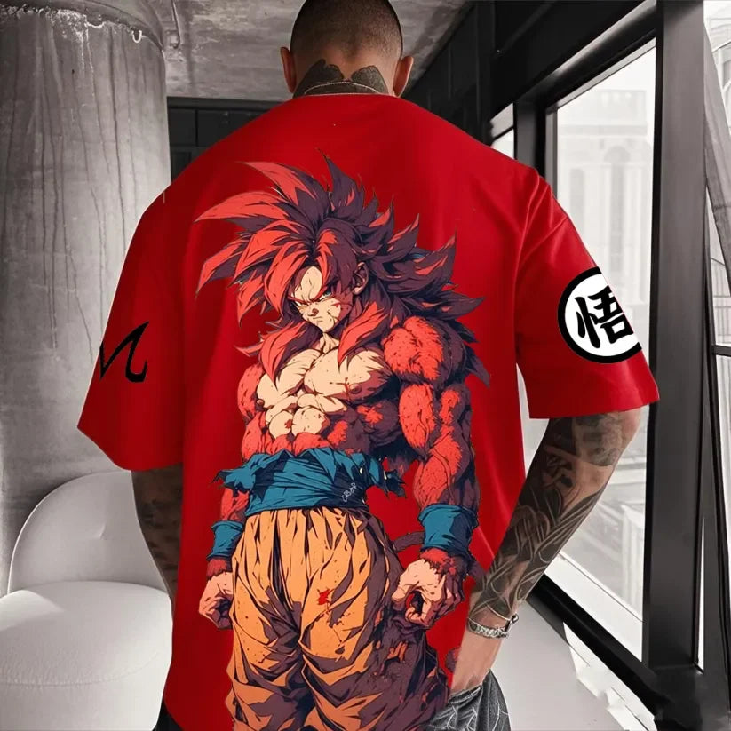 Dragon Ball – T-Shirt Oversize Graphic Saiyan 2025