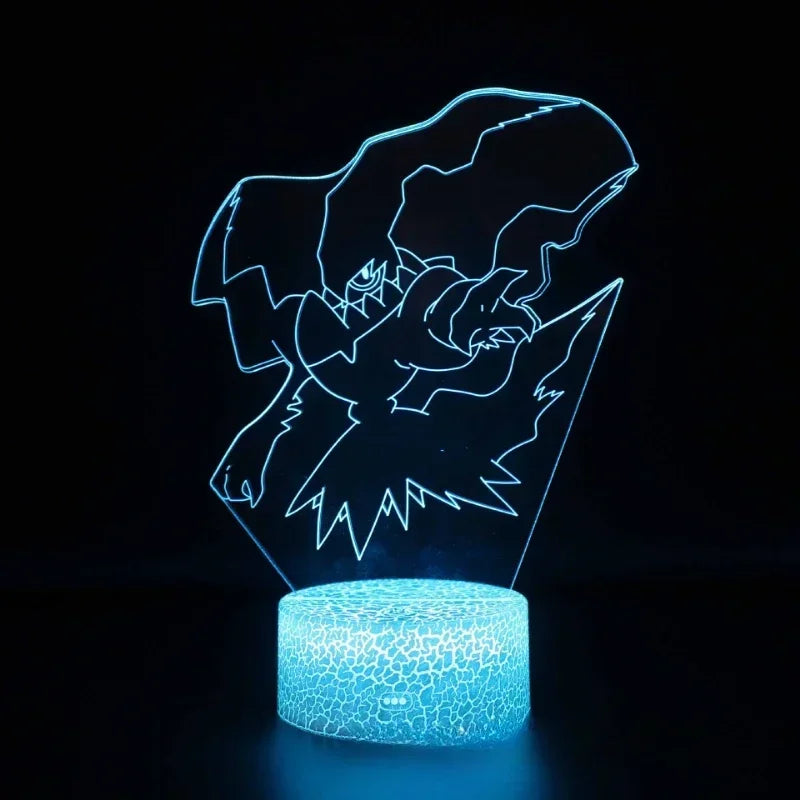 Anime Pikachu Go – Lampada Notturna LED 3D