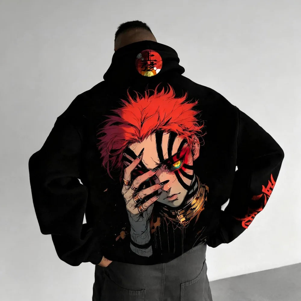Demon Slayer Anime Hoodie – Felpa Oversize Unisex 2025