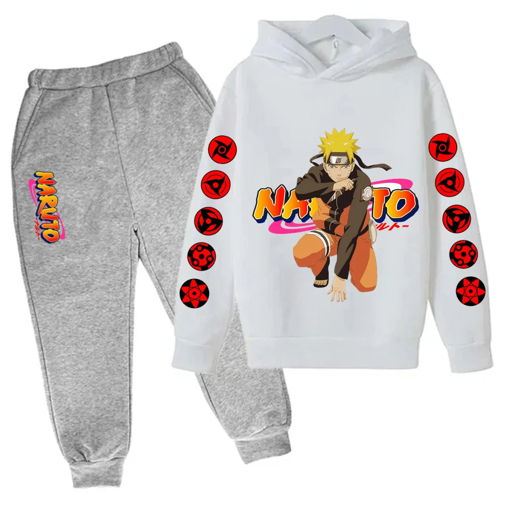 Naruto Ninja Hoodie Set – Felpa e Pantaloni