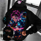 Demon Slayer Anime Hoodie – Felpa Oversize Unisex 2025