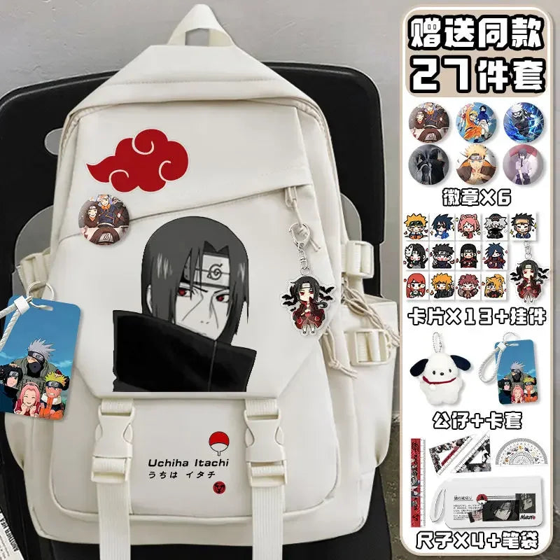 Zaino Naruto – Sasuke Black & White