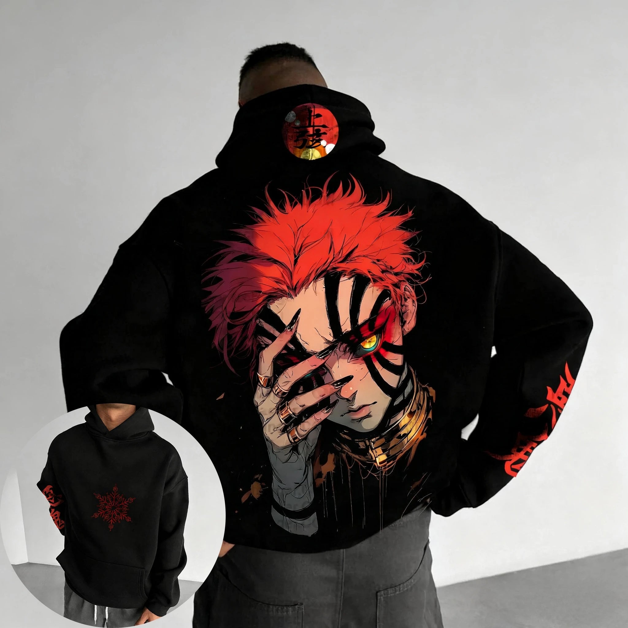Demon Slayer Anime Hoodie – Felpa Oversize Unisex 2025