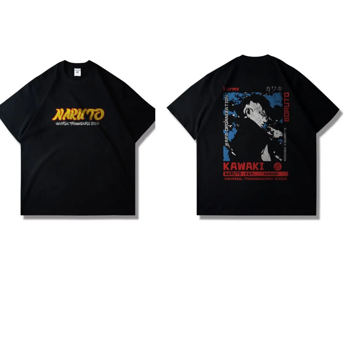 T-Shirt Naruto Anime – Cotone Estivo Oversize