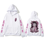 Anime Demon Slayer Kamado Nezuko Zipper Hoodie – Felpa con Cappuccio Unisex