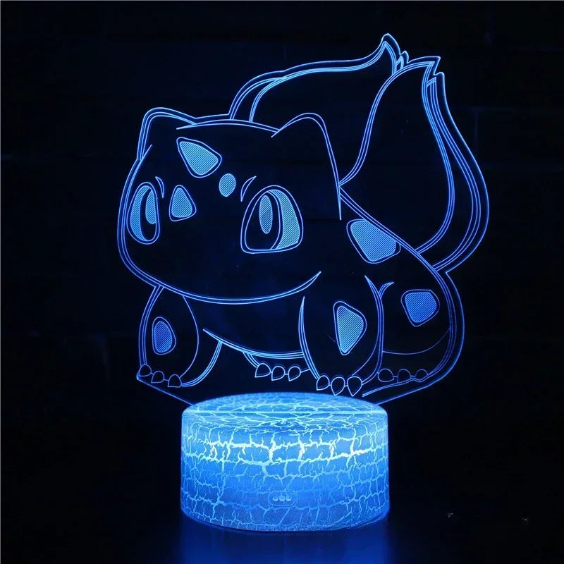 Anime Pikachu Go – Lampada Notturna LED 3D