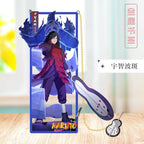 Segnalibro in Metallo Naruto – Design Geometrico | Accessorio da Collezione