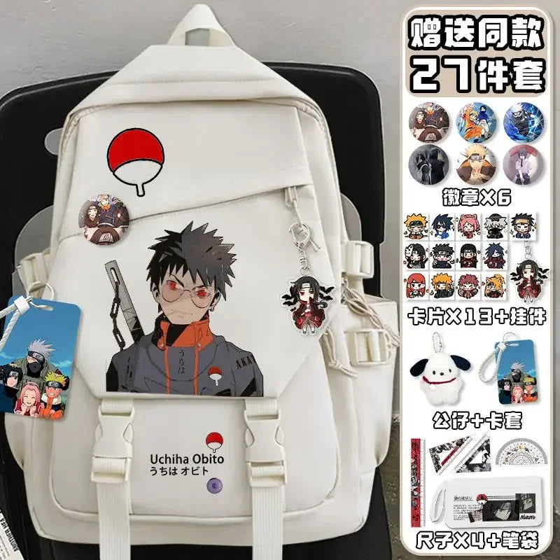 Zaino Naruto – Sasuke Black & White