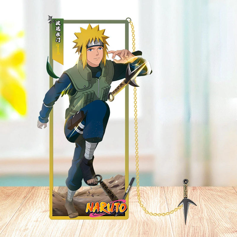 Segnalibro in Metallo Naruto – Design Geometrico | Accessorio da Collezione