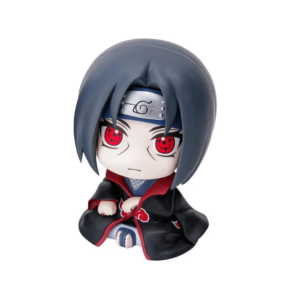 Figura Naruto Anime – Naruto, Sasuke, Kakashi, Itachi | Modello in PVC 9 cm