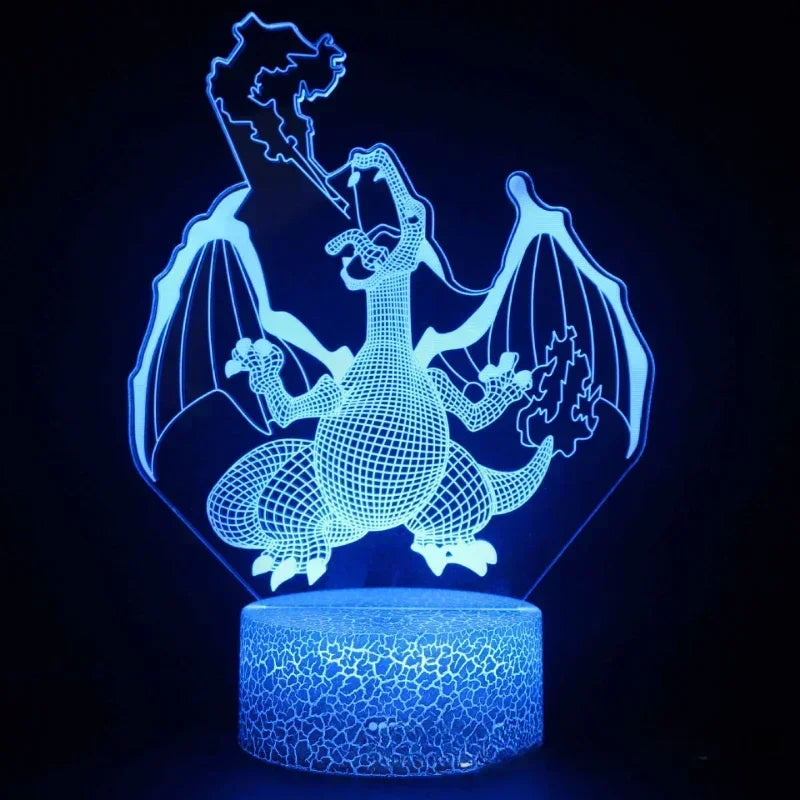 Anime Pikachu Go – Lampada Notturna LED 3D