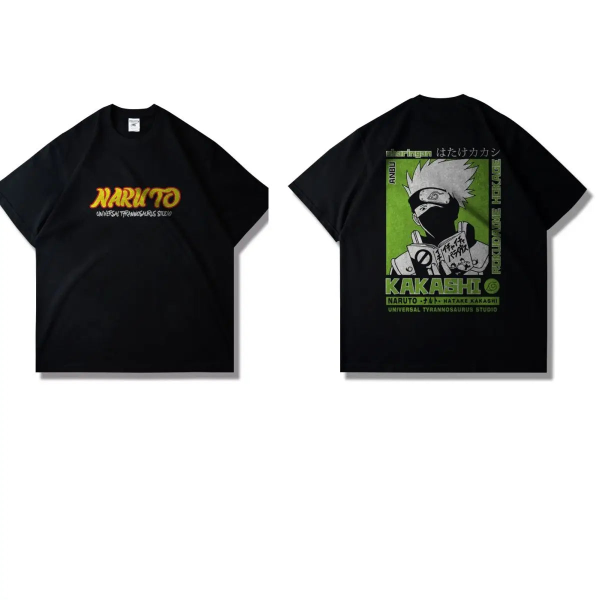 T-Shirt Naruto Anime – Cotone Estivo Oversize