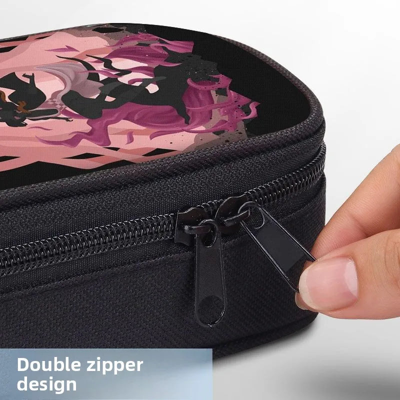 Demon Slayer Kamado Tanjirou Pencil Case – Grande Capacità, Kawaii Pen Pouch