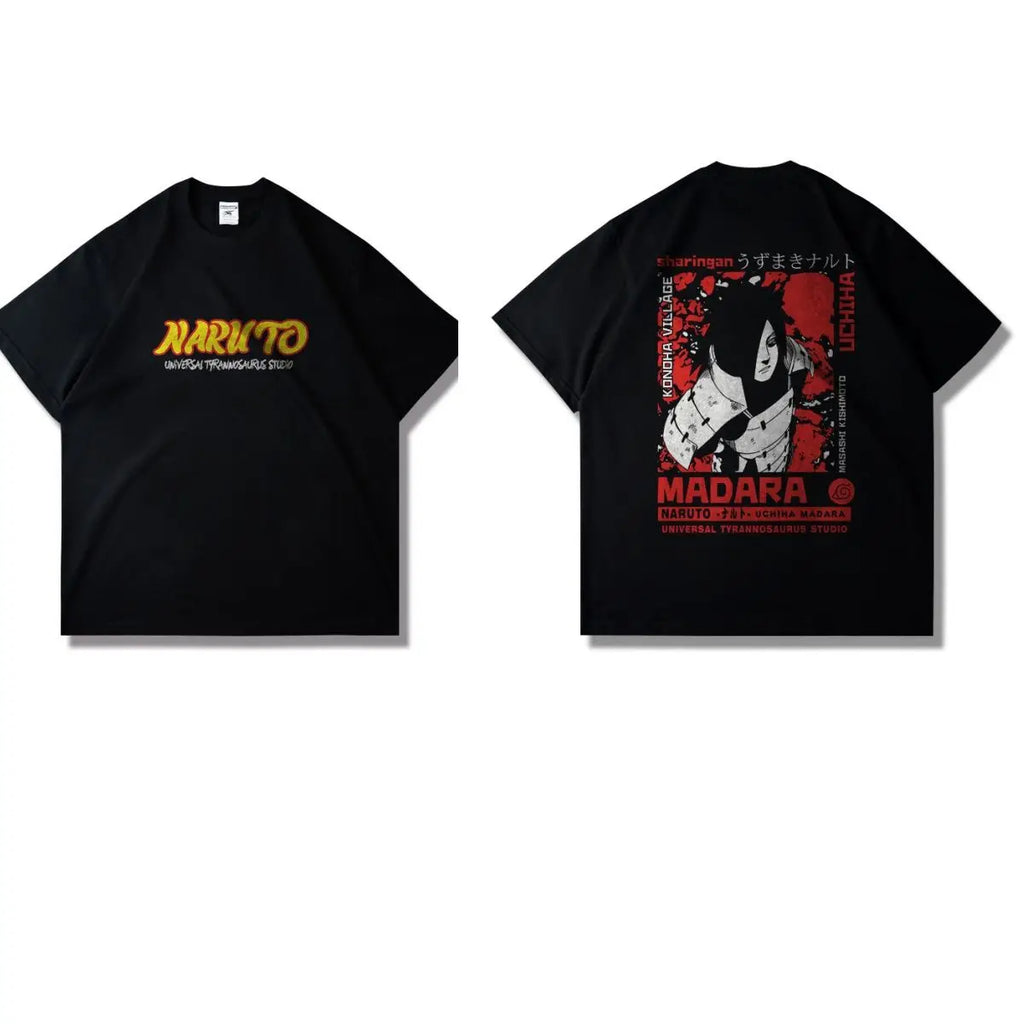 T-Shirt Naruto Anime – Cotone Estivo Oversize