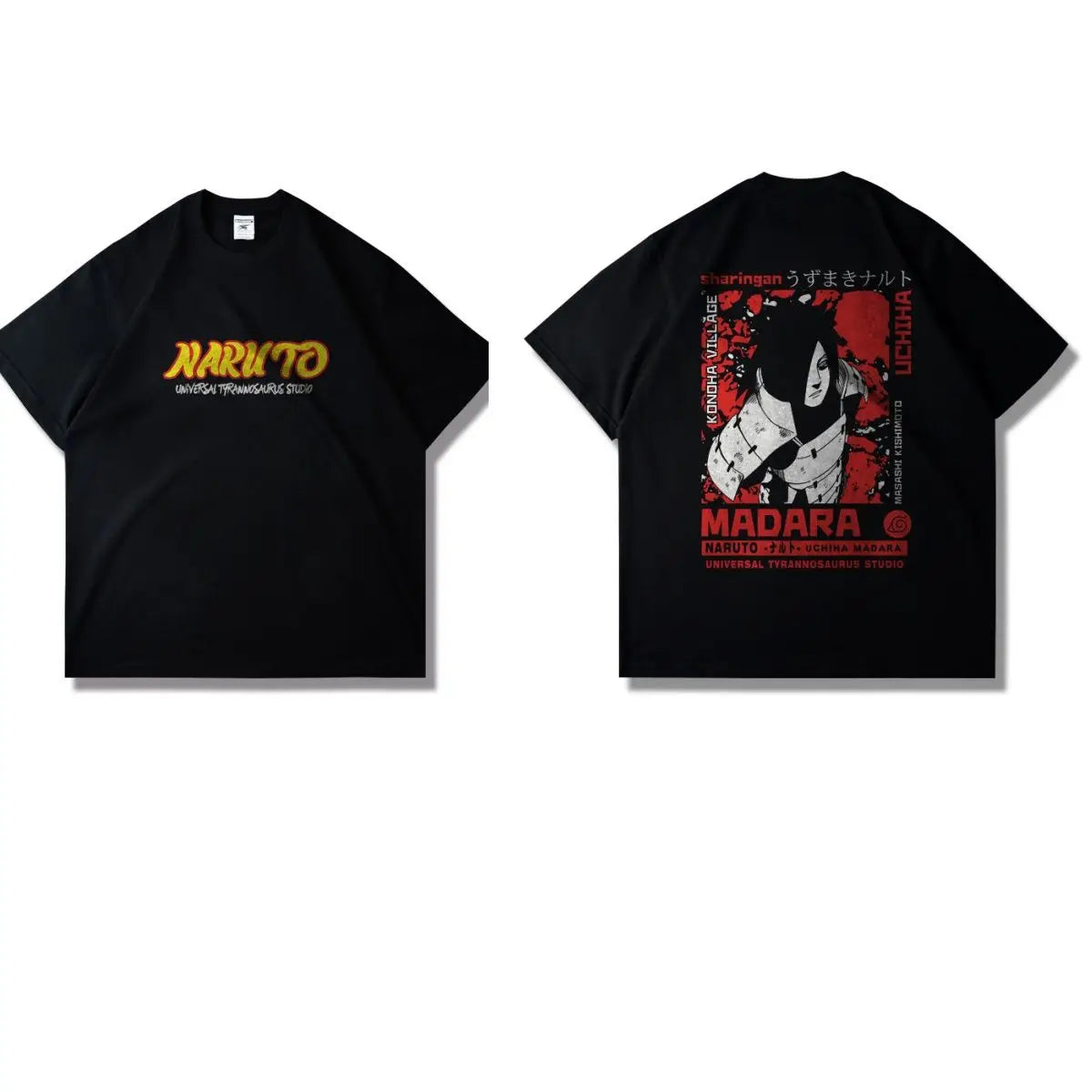T-Shirt Naruto Anime – Cotone Estivo Oversize