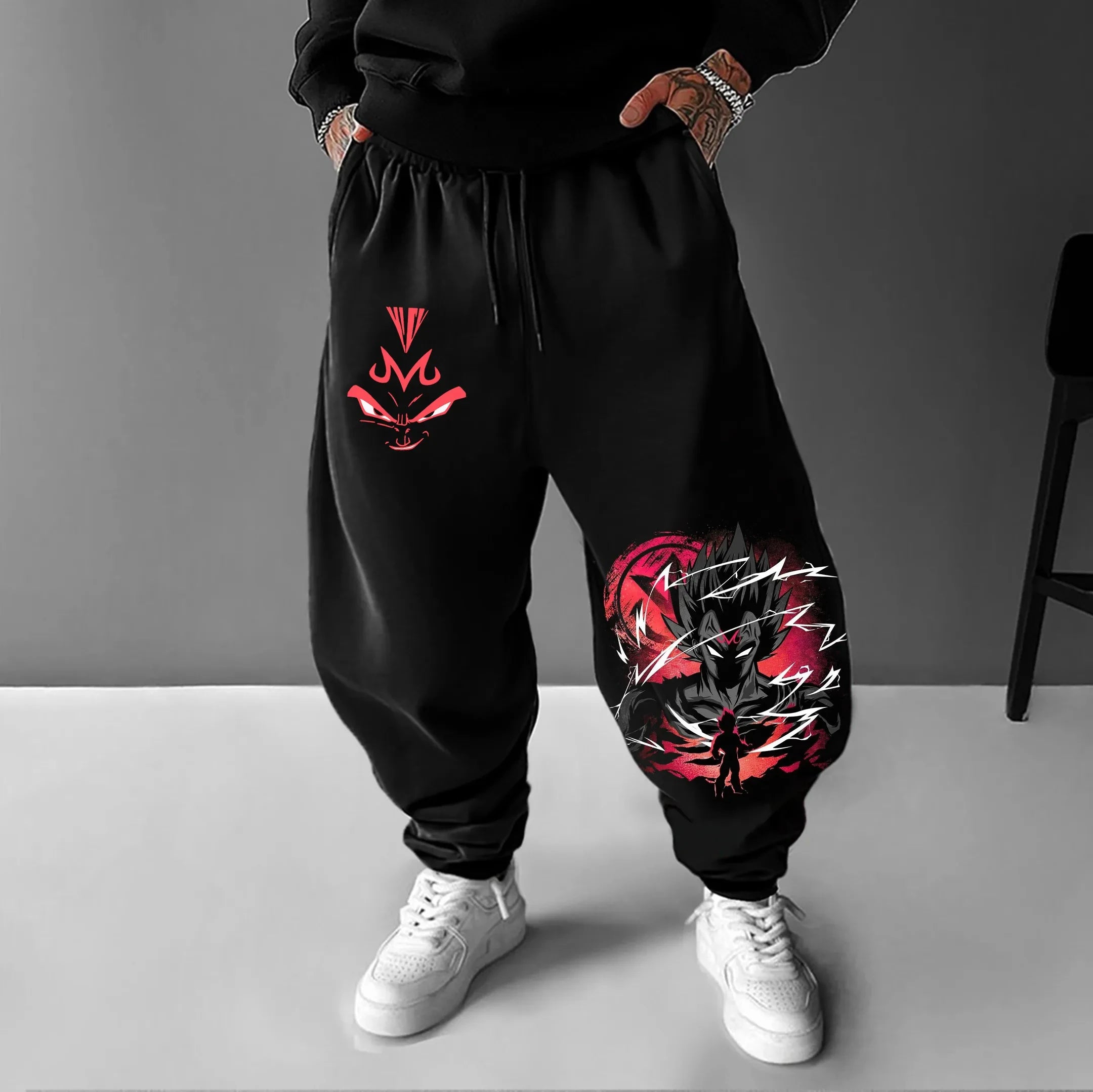 Dragon Ball – Pantaloni Sportivi Loose in Cotone 2025