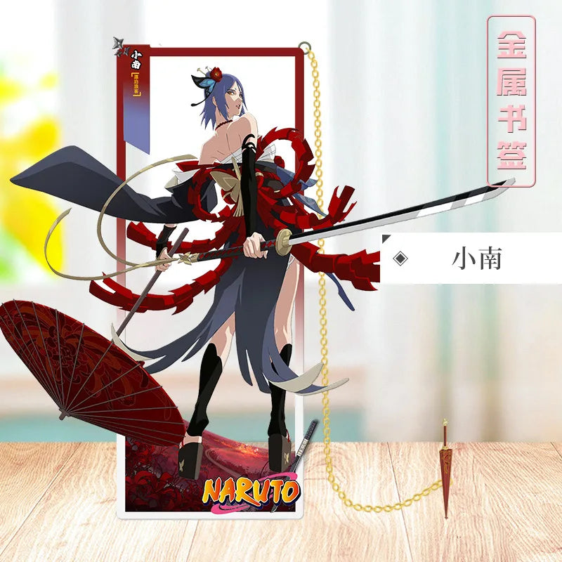 Segnalibro in Metallo Naruto – Design Geometrico | Accessorio da Collezione