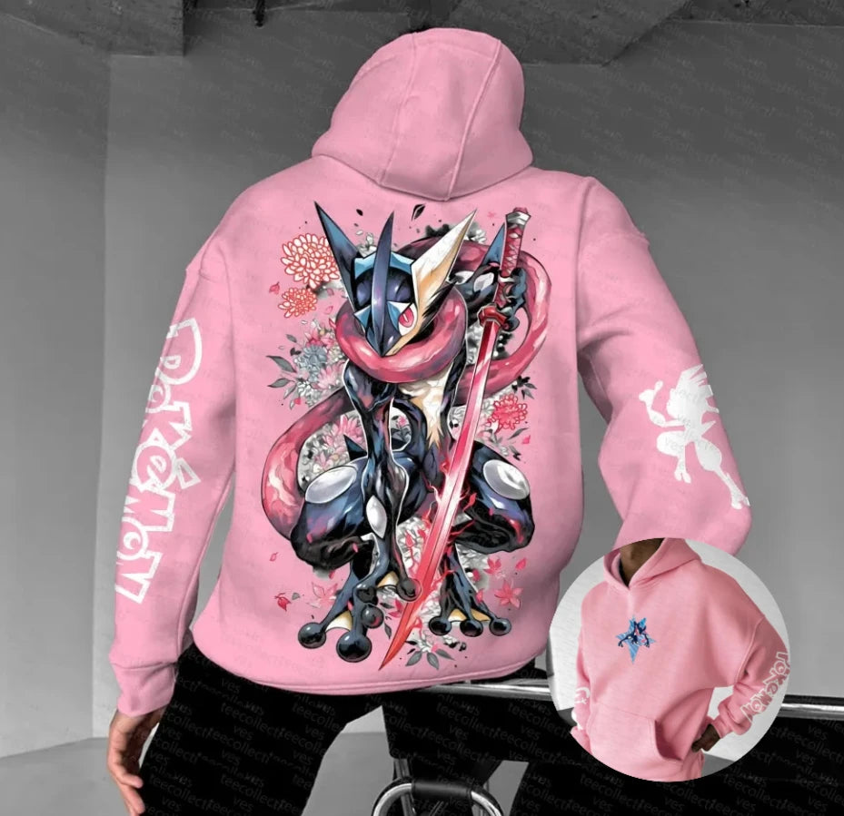 Pokemon Authorized Hoodie – Stile Oversize Anime 2025!