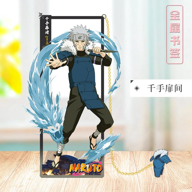Segnalibro in Metallo Naruto – Design Geometrico | Accessorio da Collezione