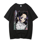Japanese Anime Demon Slayer Shinobu Kocho T-Shirt – Uomo