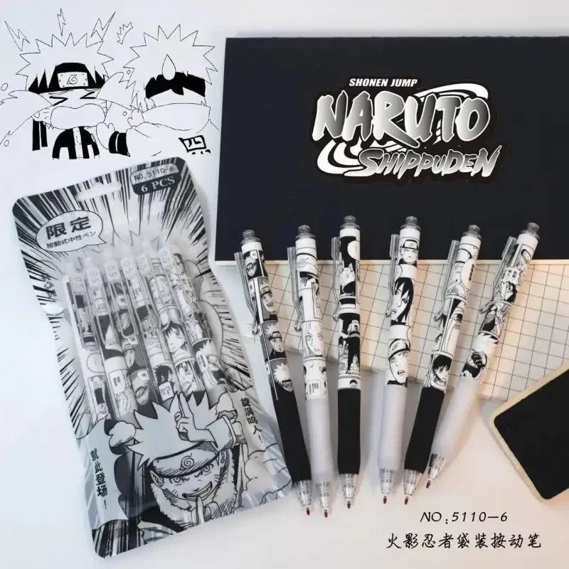 Set 6 Penne Gel Naruto – Uchiha Itachi Edition