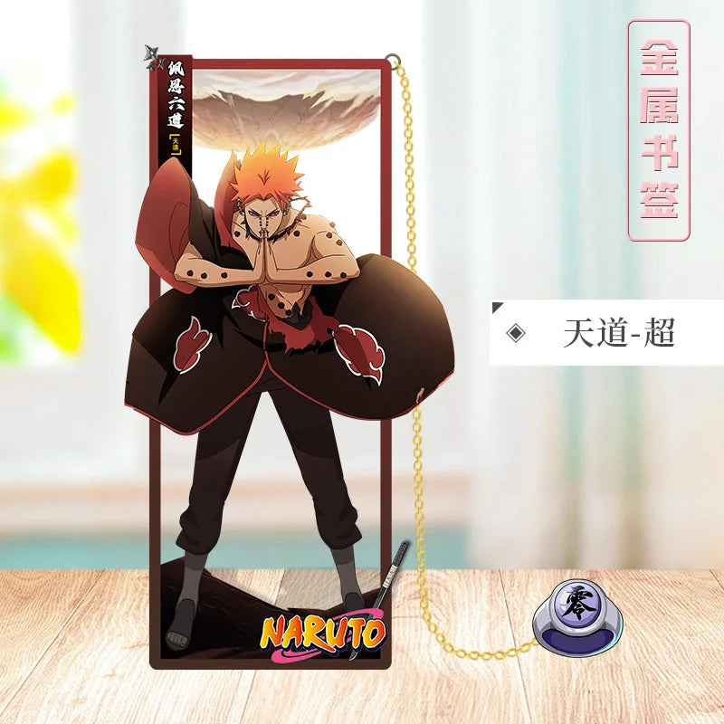 Segnalibro in Metallo Naruto – Design Geometrico | Accessorio da Collezione