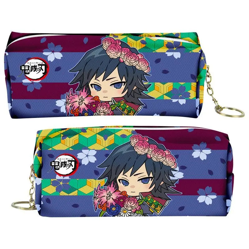 Demon Slayer Cartoon Animation Pencil Case – Nezuko, Mitsuri, Butterfly Ninja