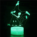 Anime Pikachu Go – Lampada Notturna LED 3D