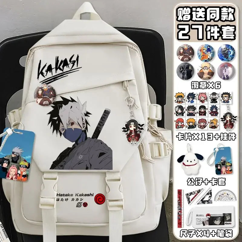 Zaino Naruto – Sasuke Black & White