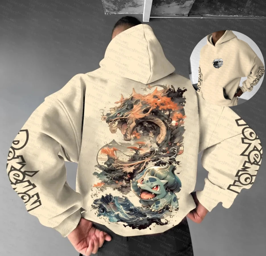 Pokemon Authorized Hoodie – Stile Oversize Anime 2025!