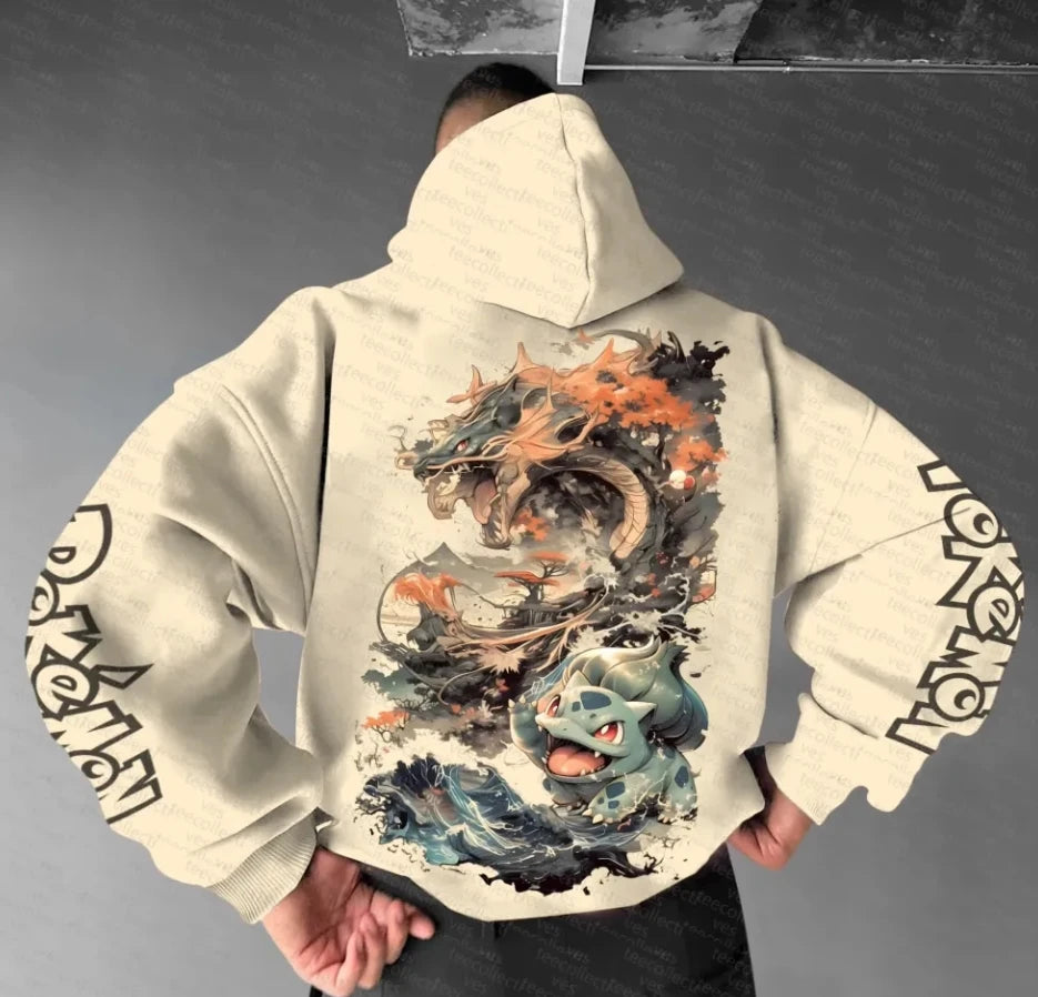 Pokemon Authorized Hoodie – Stile Oversize Anime 2025!