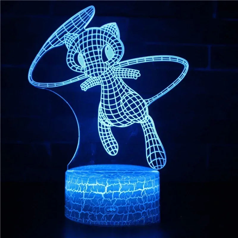 Anime Pikachu Go – Lampada Notturna LED 3D