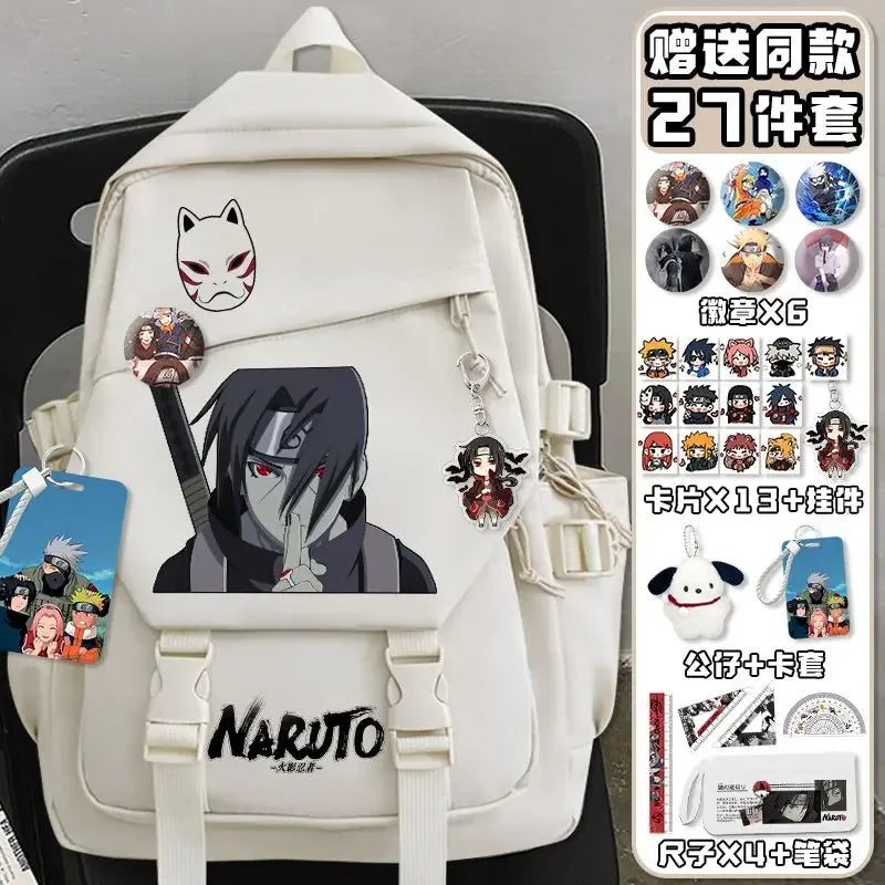 Zaino Naruto – Sasuke Black & White