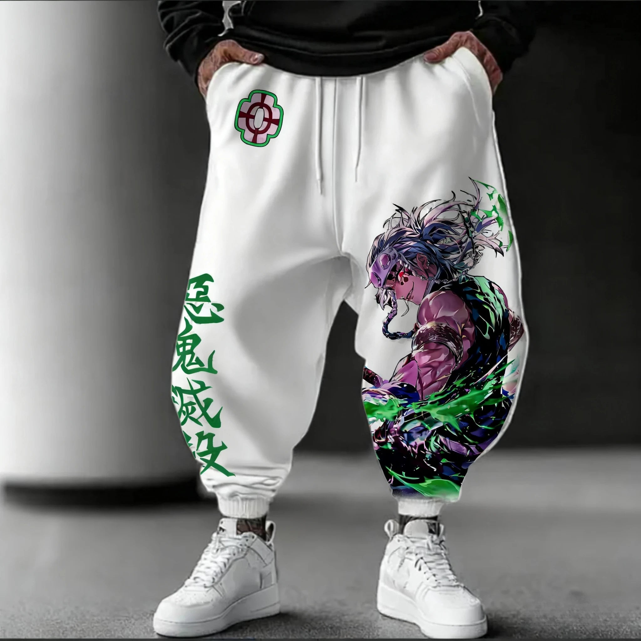 Demon Slayer Anime Men's Sweet Pants 2025 – Pantaloni Casual Oversize