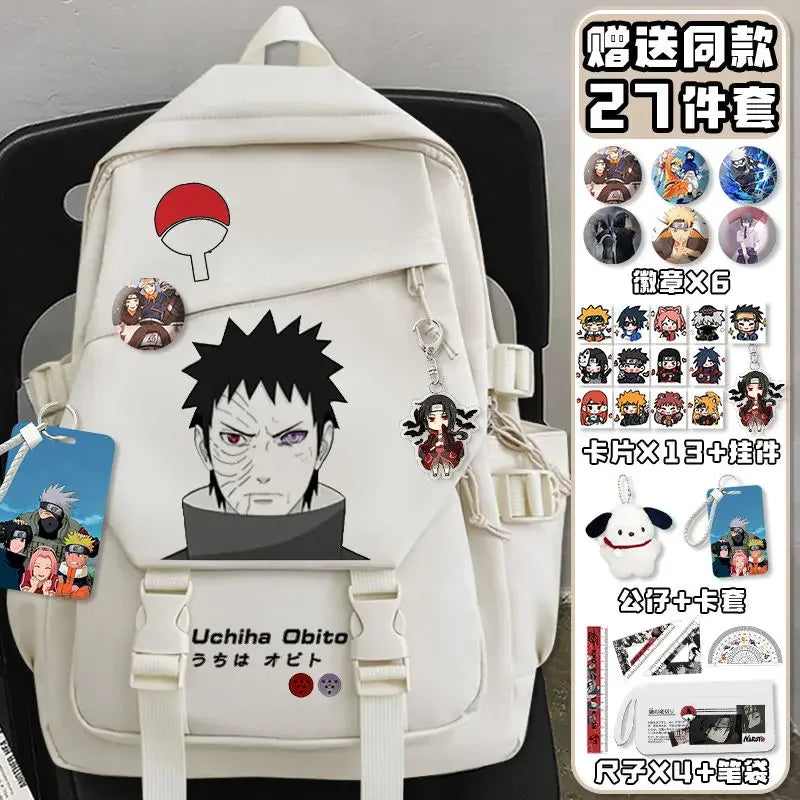 Zaino Naruto – Sasuke Black & White