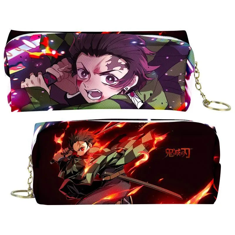 Demon Slayer Cartoon Animation Pencil Case – Nezuko, Mitsuri, Butterfly Ninja