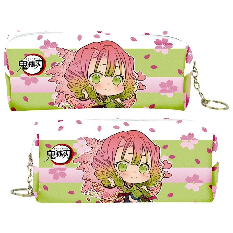 Demon Slayer Cartoon Animation Pencil Case – Nezuko, Mitsuri, Butterfly Ninja