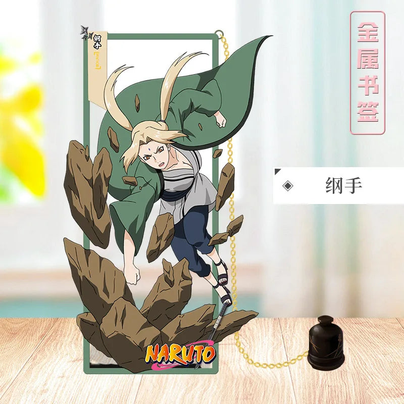 Segnalibro in Metallo Naruto – Design Geometrico | Accessorio da Collezione