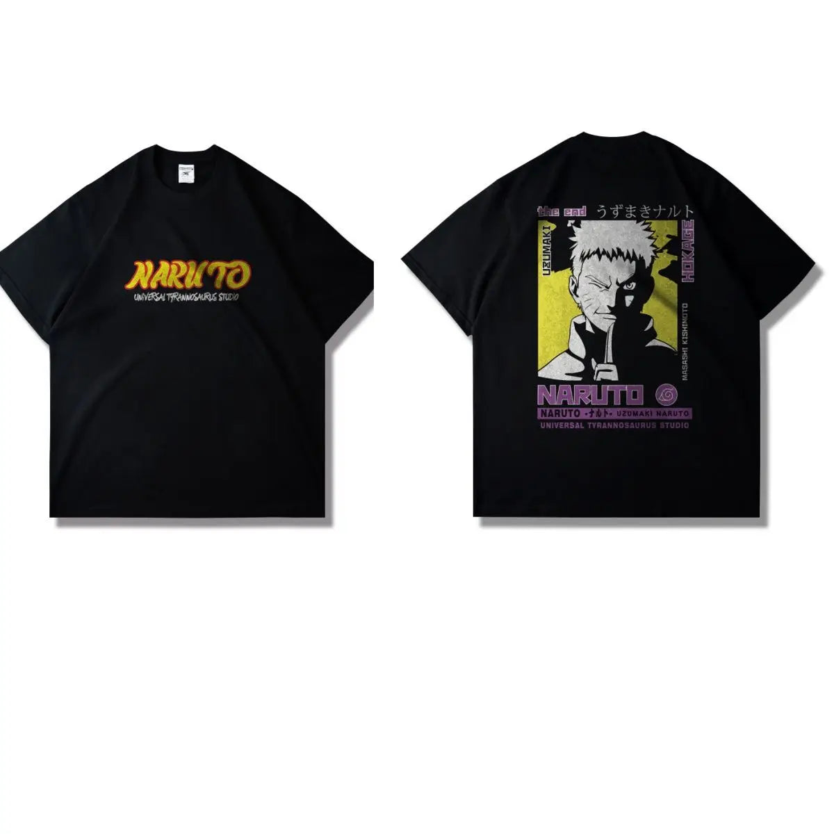 T-Shirt Naruto Anime – Cotone Estivo Oversize