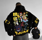 Pokemon Authorized Hoodie – Stile Oversize Anime 2025!