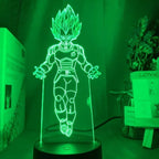 Lampada LED 3D Dragon Ball – Super Saiyan Goku