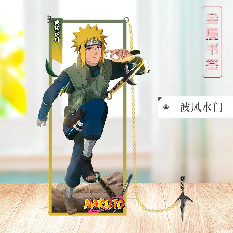 Segnalibro in Metallo Naruto – Design Geometrico | Accessorio da Collezione