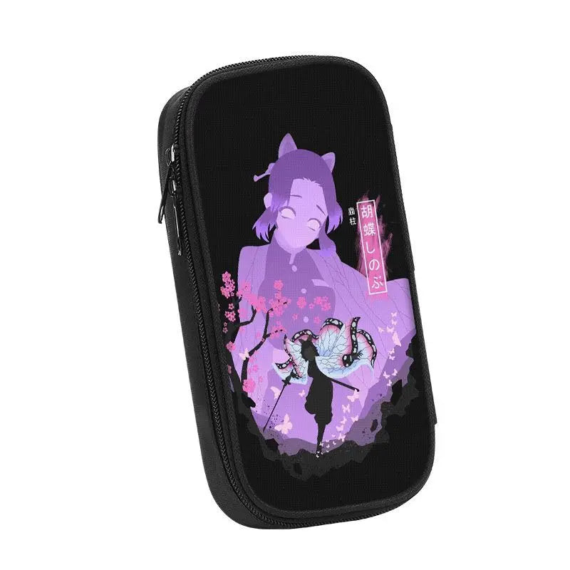 Demon Slayer Kamado Tanjirou Pencil Case – Grande Capacità, Kawaii Pen Pouch