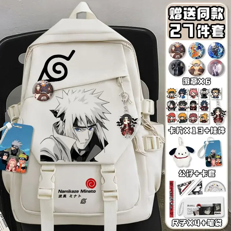 Zaino Naruto – Sasuke Black & White