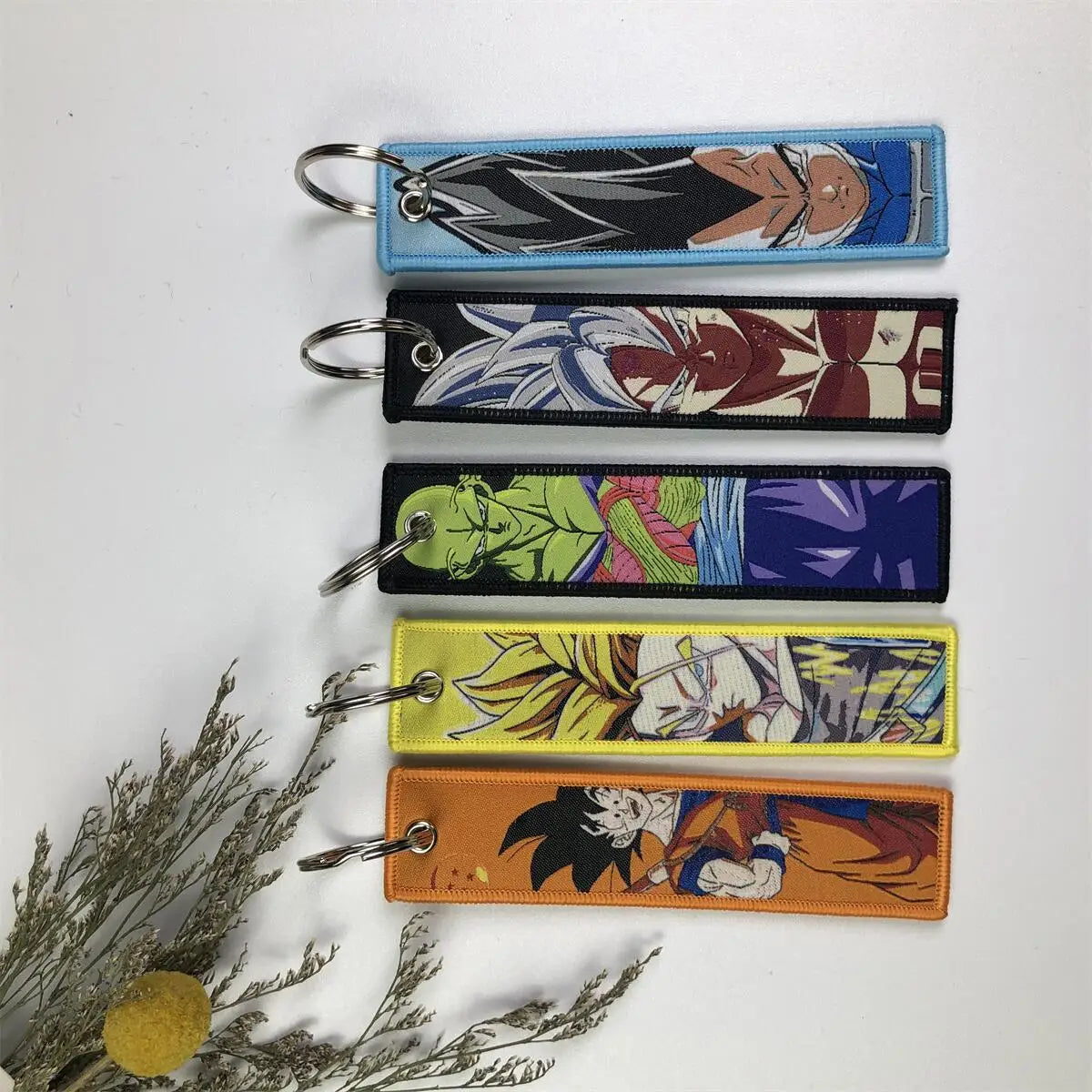 Portachiavi Dragon Ball Cartoon – Anime Embroidered Key Tag