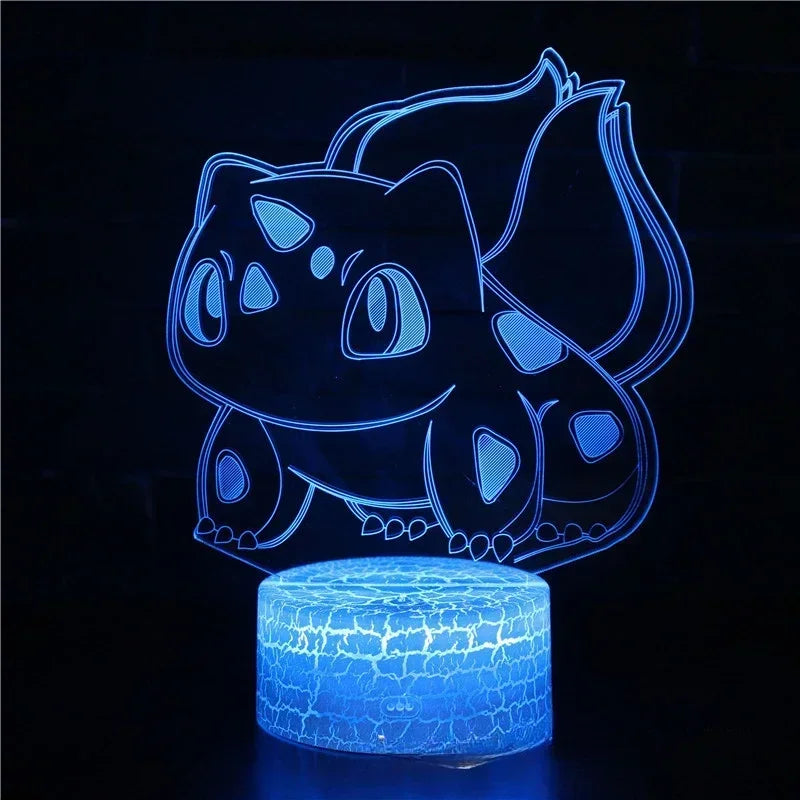 Anime Pikachu Go – Lampada Notturna LED 3D