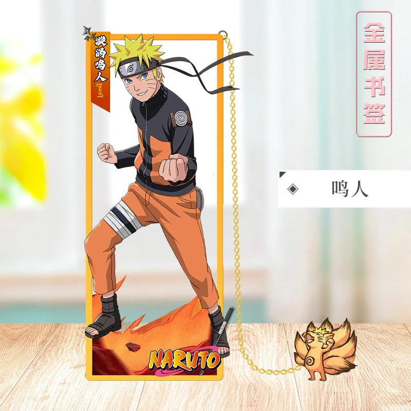 Segnalibro in Metallo Naruto – Design Geometrico | Accessorio da Collezione