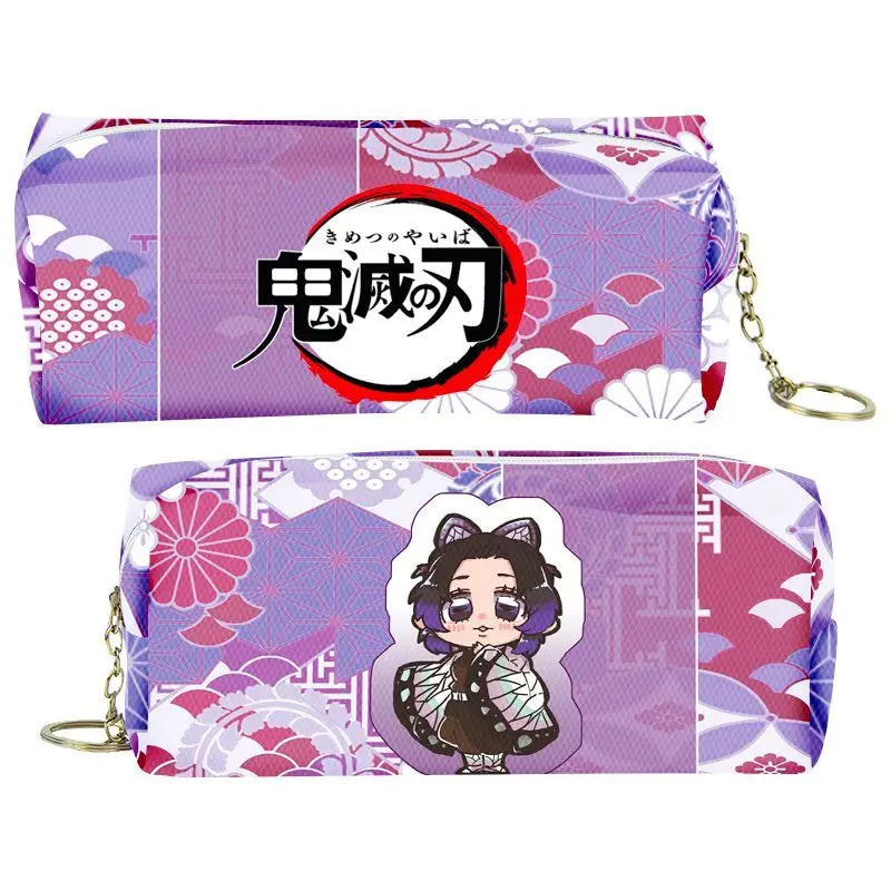 Demon Slayer Cartoon Animation Pencil Case – Nezuko, Mitsuri, Butterfly Ninja