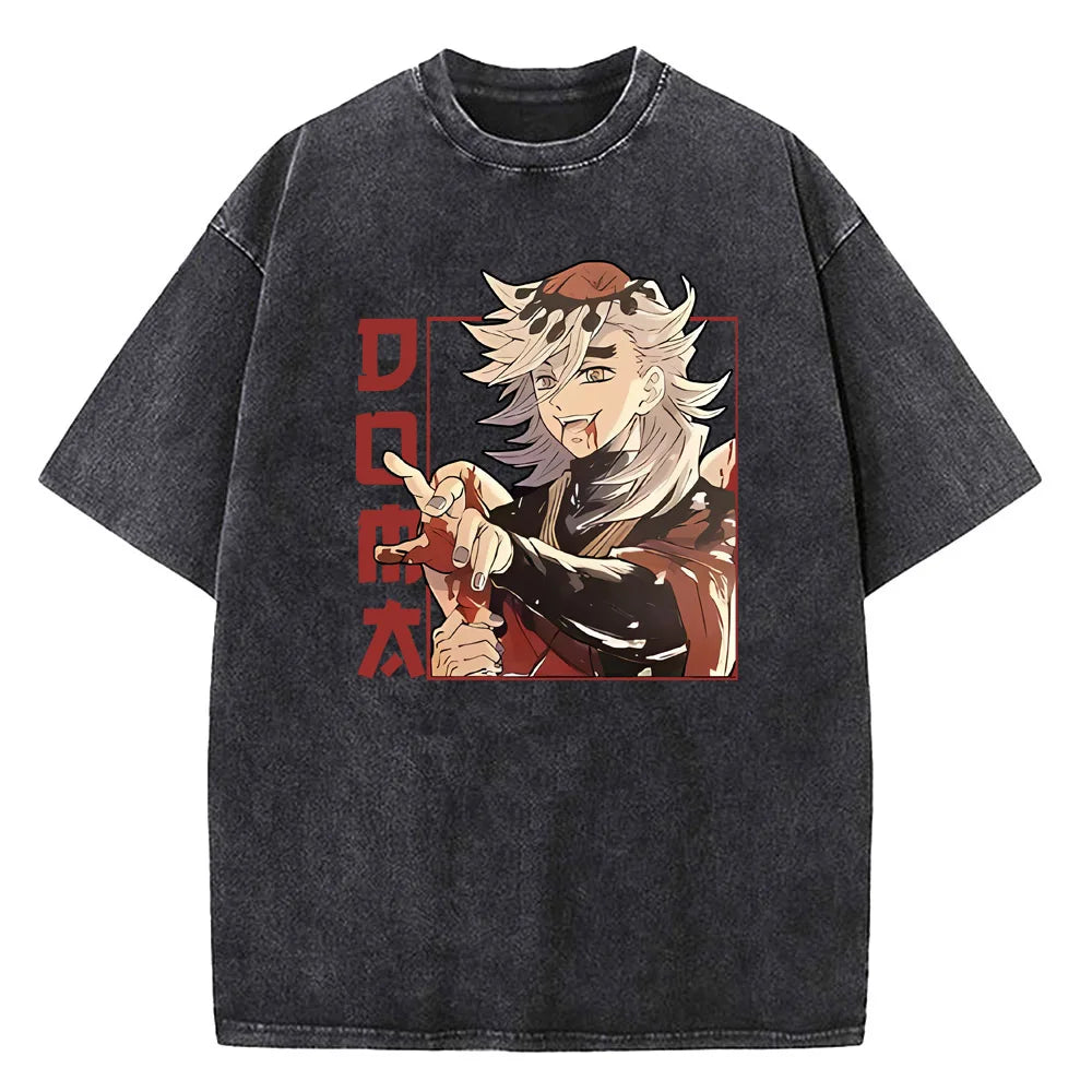 Japanese Anime Demon Slayer Printed T-shirt – Uomo